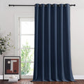 NICETOWN Navy Blue Blackout Room Divider Curtains 90in Length - Energy