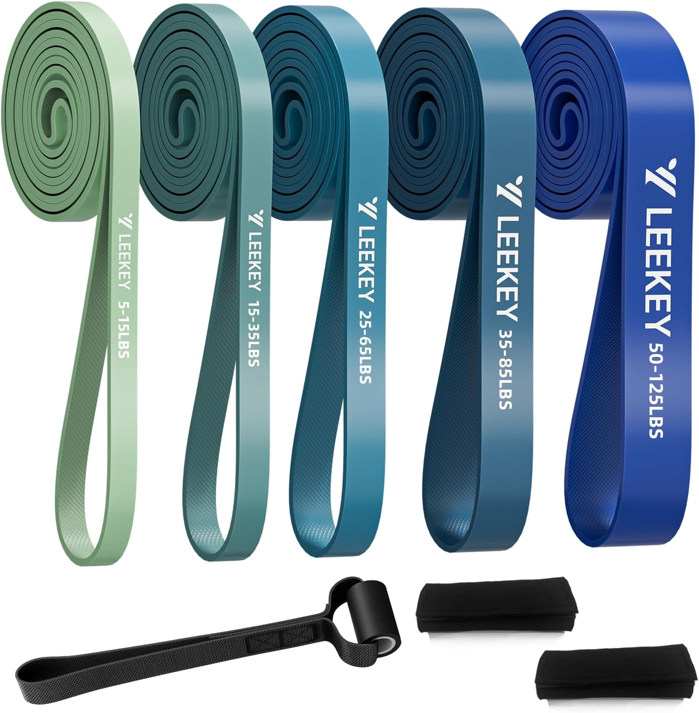 LEEKY Resistance Bands for Home Workouts and Fitness Training