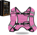 Weighted Vest 6lb-30lb for Running and Strength Training - Reflective