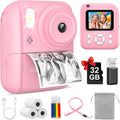 Instant Print Camera for Kids - 2.5K UHD Portable Print & Save