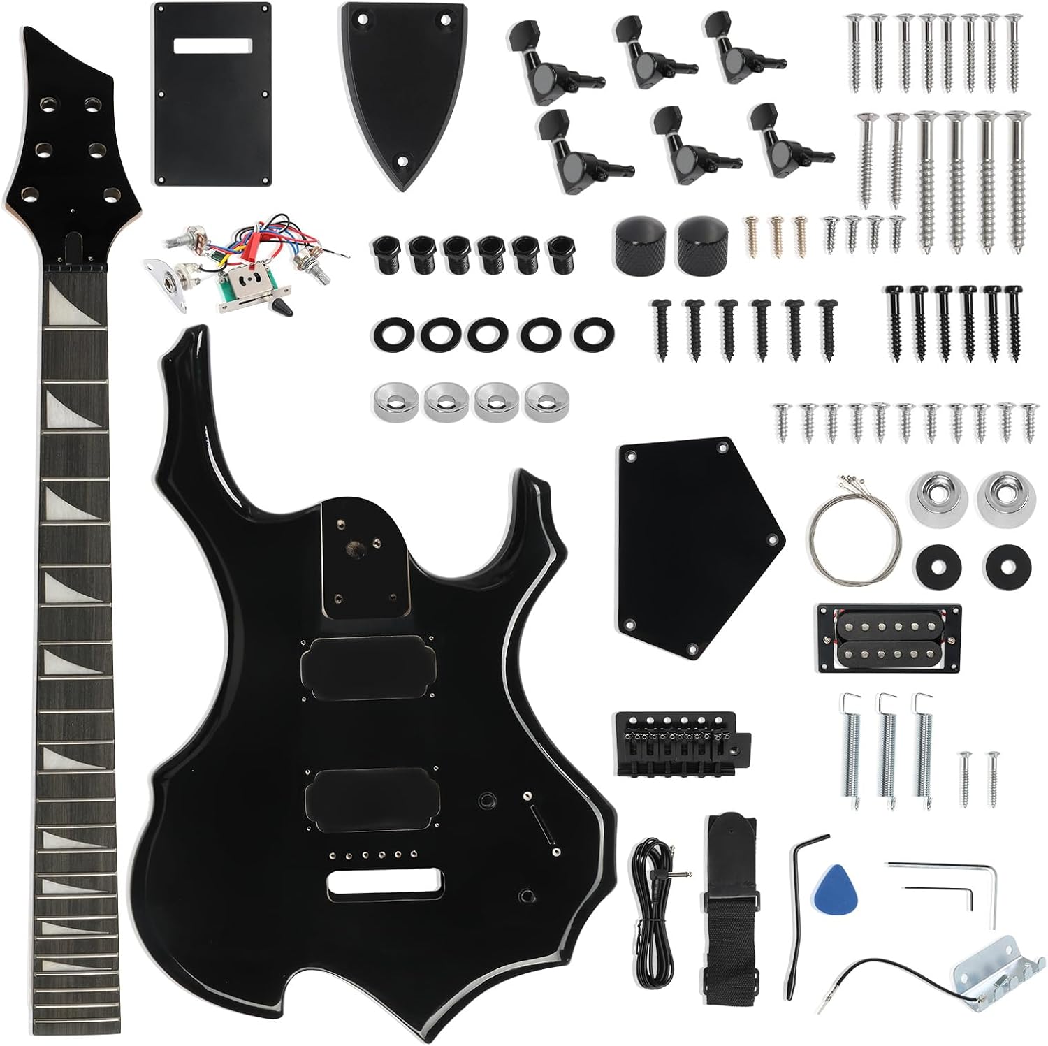 Ktaxon DIY Electric Guitar Kit with Unique Design and Features