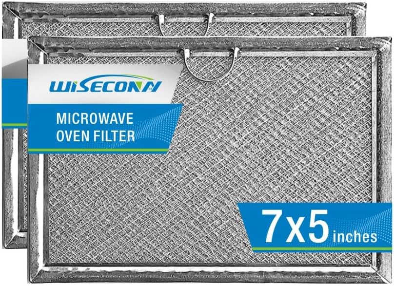 Premium Aluminum Grease Filter 7x 5 - 2 Pack, GE WB06X10608 Replacement by WISECONN