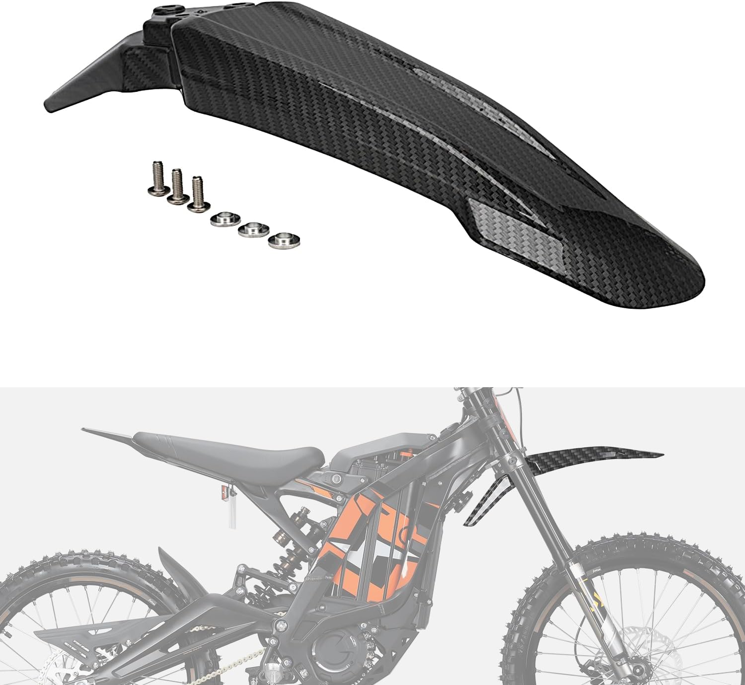 Motorcycle Front Fender Mudguard for Surron Electric Dirt Bikes