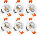 2 in LED Downlight 3W Dimmable Warm White - 6 Pack Energy Saving