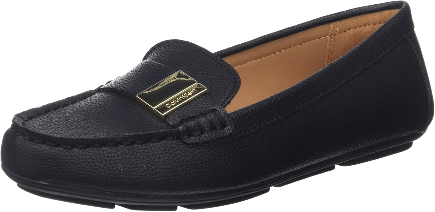 Calvin Klein Women's Lisa Loafer Flat - Sleek Everyday Essential