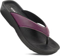 Arch Support Flip Flops for Women - Cushioned Padded Straps Orthotic