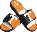 FOCO Men's NCAA Team Logo Gel Slide Sandals - Padded Sport Flip Flop
