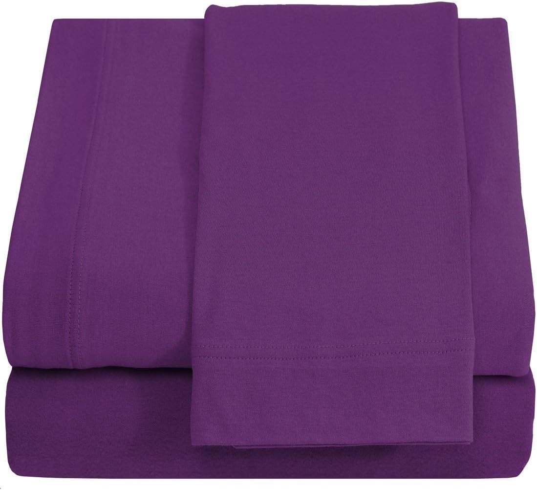Destiny Crescent Bedding Full XL Cotton Jersey Knit Sheet Set