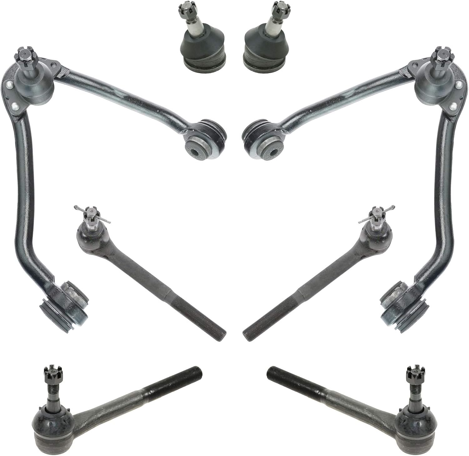 TRQ Front Steering & Suspension Kit for Chevrolet GMC Vehicles
