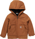 Carhartt Kid's CP8552 Canvas Insulated Hooded Active Jac - Warm