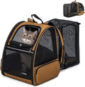 Expandable Cat Backpack Carrier for Travel with Pets and Dogs