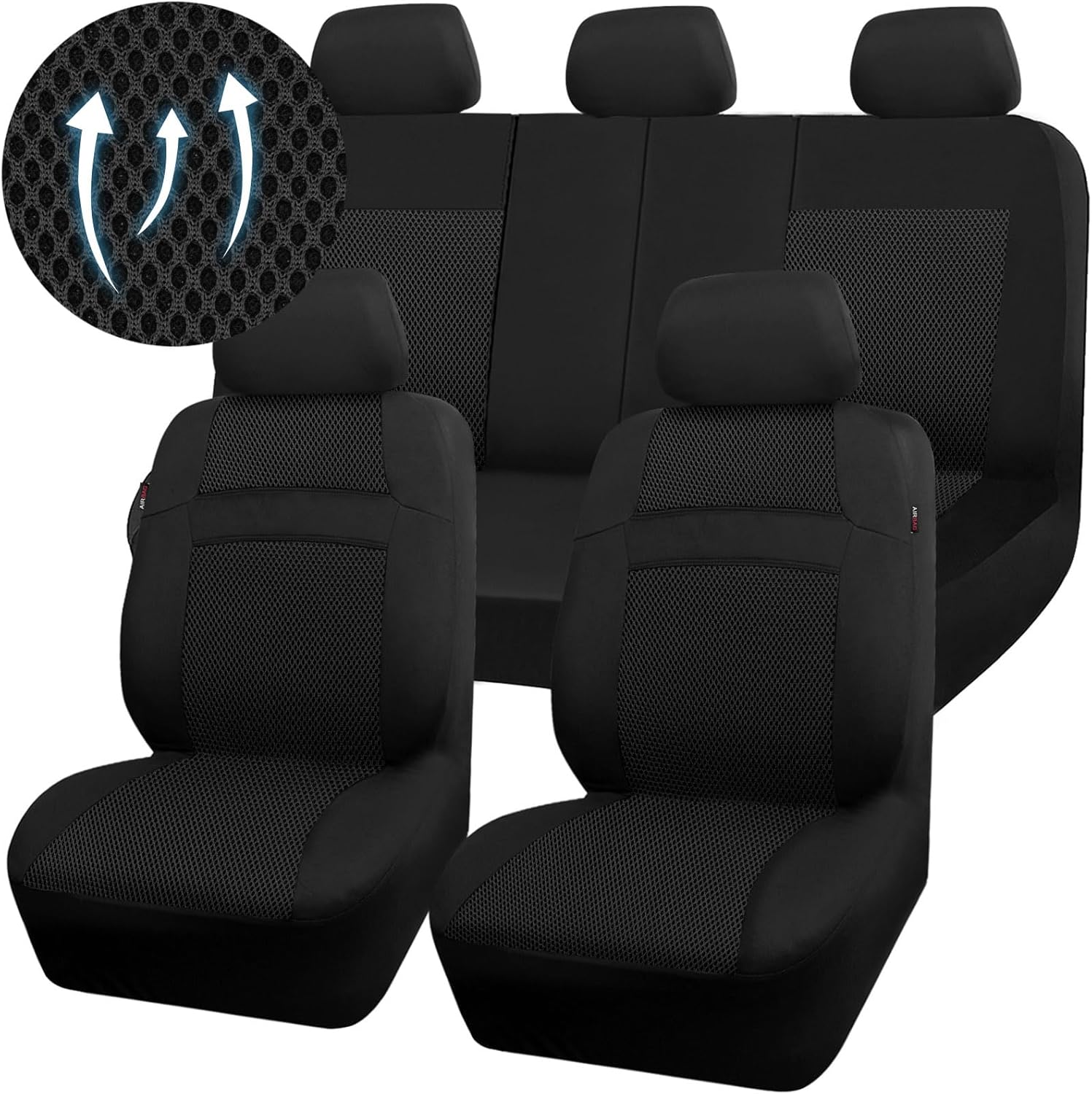 Universal Fit 3D Air Mesh Car Seat Cover - Protect Your Seats in Style!