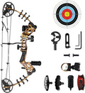 Youth Compound Bow Set 15-45 Lbs for Teens and Beginner - Adjustable 6
