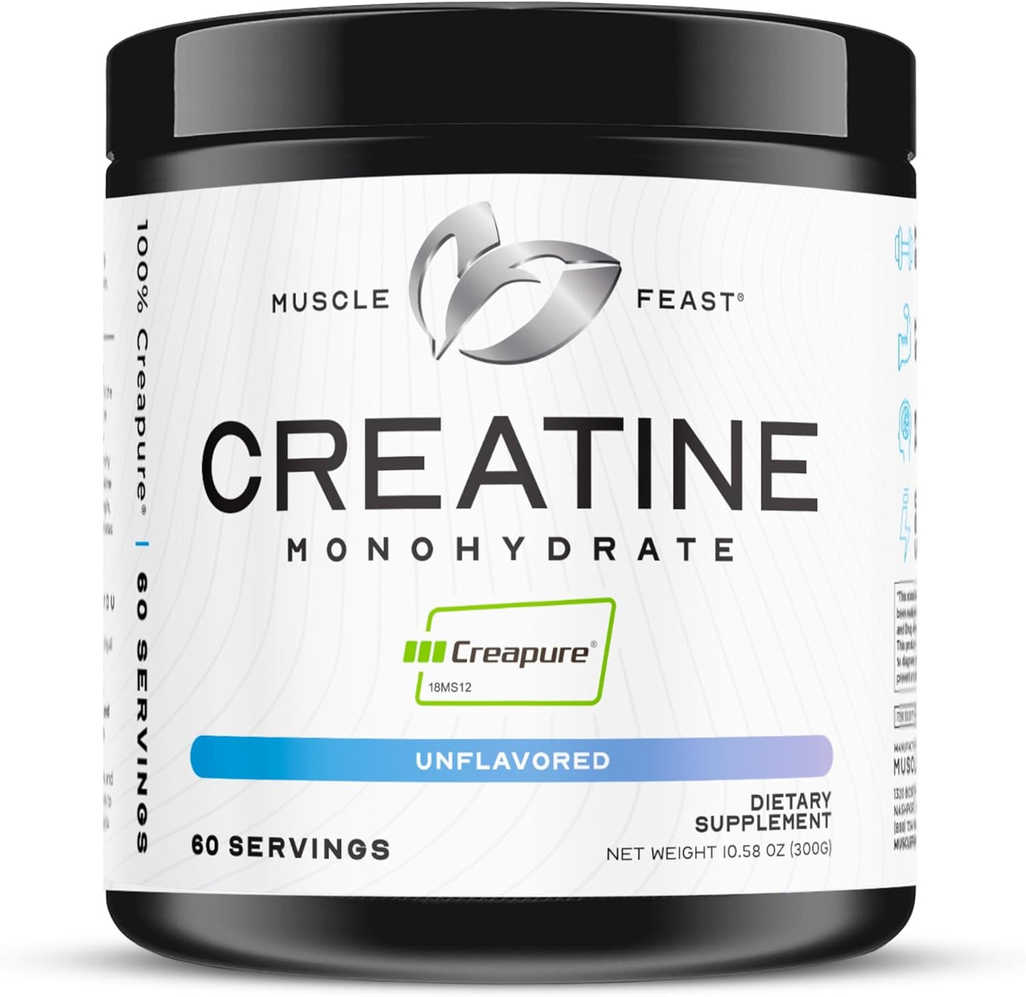 Muscle Feast Creapure Creatine Monohydrate for Muscle Growth