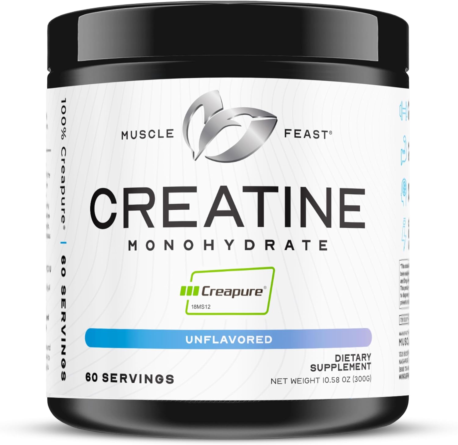 Muscle Feast Creapure Creatine Monohydrate for Muscle Growth