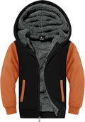 Boys Zip Up Fleece Lined Hoodie for Warmth and Comfort
