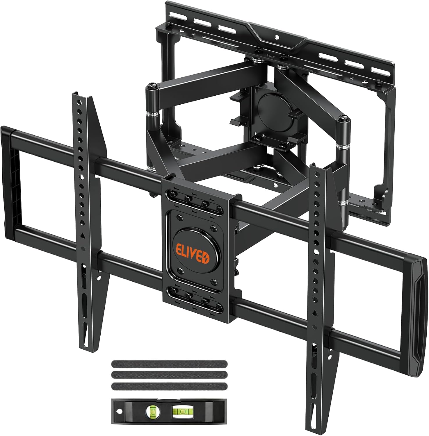ELIVED Ultra Slim TV Wall Mount - Smooth Swivel, Full Motion, Max VESA 600x400mm
