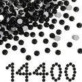 Beadsland Flatback Rhinestones Bulk 14400pcs SS16 - Jet Black sparkle