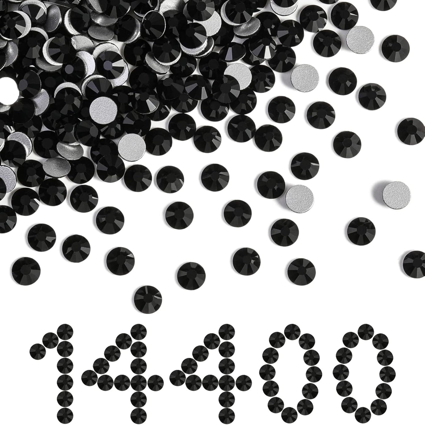 Beadsland Flatback Rhinestones Bulk for DIY Crafts and Decoration
