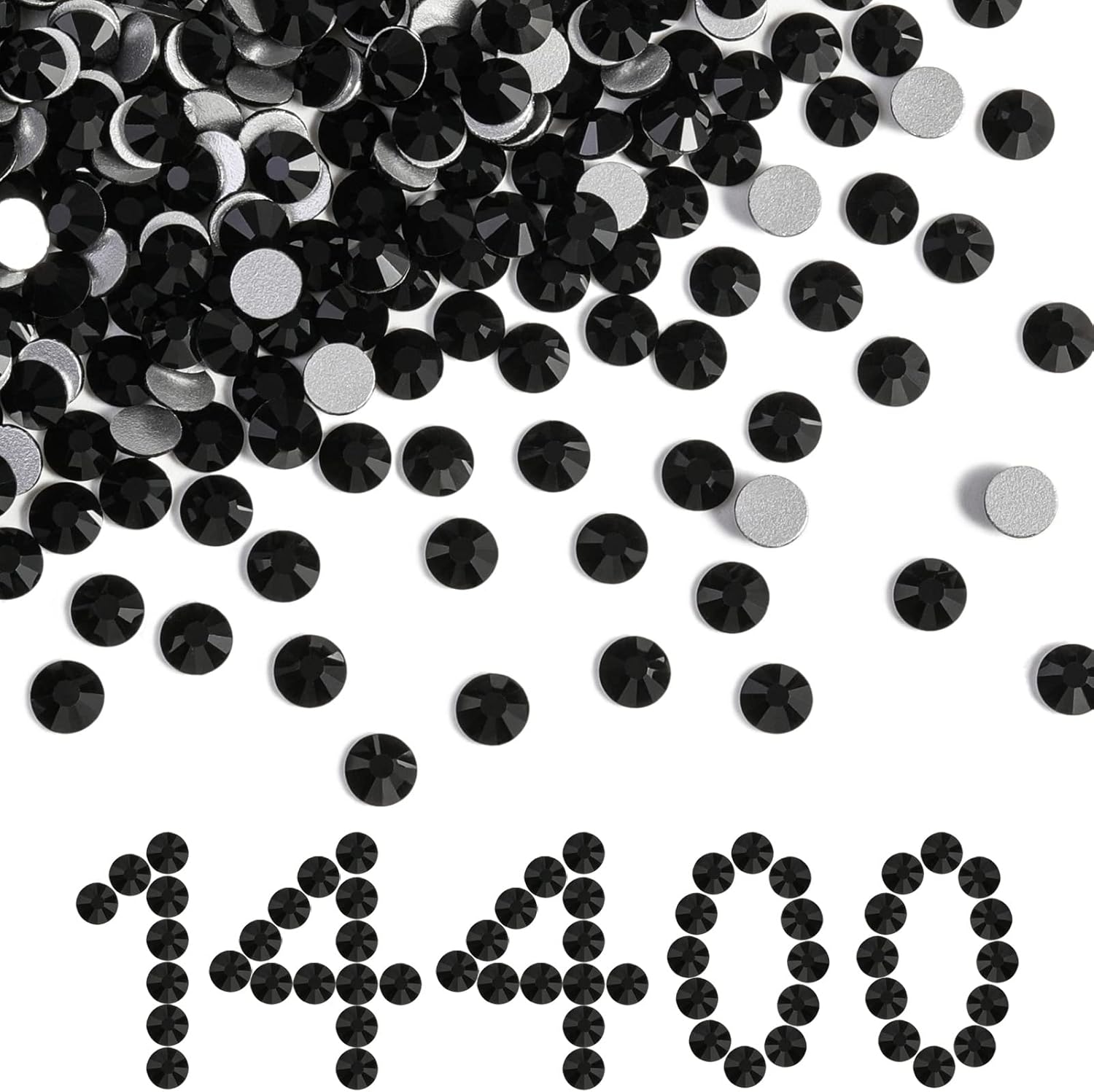 Beadsland Flatback Rhinestones Bulk for DIY Crafts and Decoration