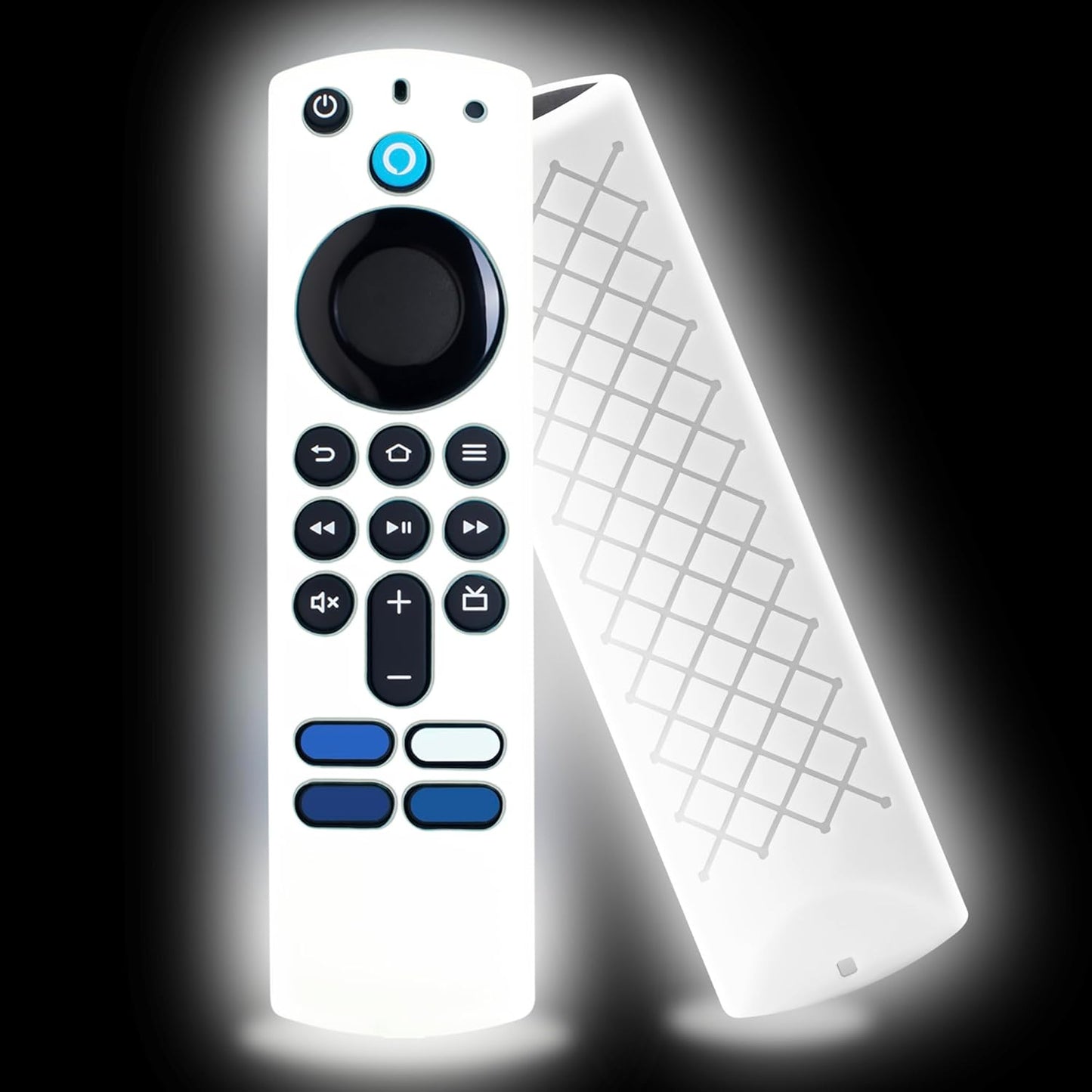 Glow in the Dark Firestick Remote Cover - Anti-Slip Silicone Sleeve
