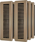 Floor Register 2x14 Vent Cover 6 Pack - Heavy Duty Steel Walkable