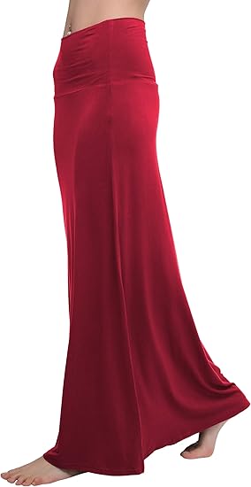 Urban CoCo Women's Casual Ruched Stretchy High Waist A-Line Skirt
