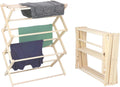 American Maple Clothes Drying Rack - Handcrafted, Collapsible