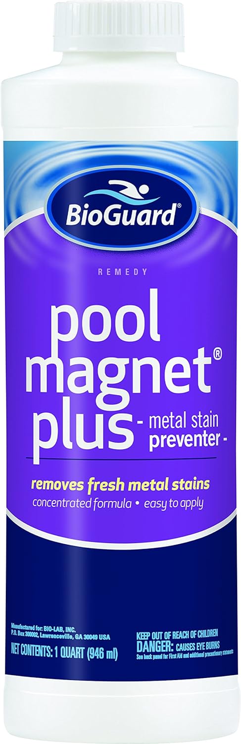 BioGuard Pool Magnet Plus - Effective Metal Stain Preventer