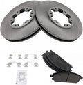Front Brake Pad & Rotor Kit Compatible with 1997 INFINITI QX4