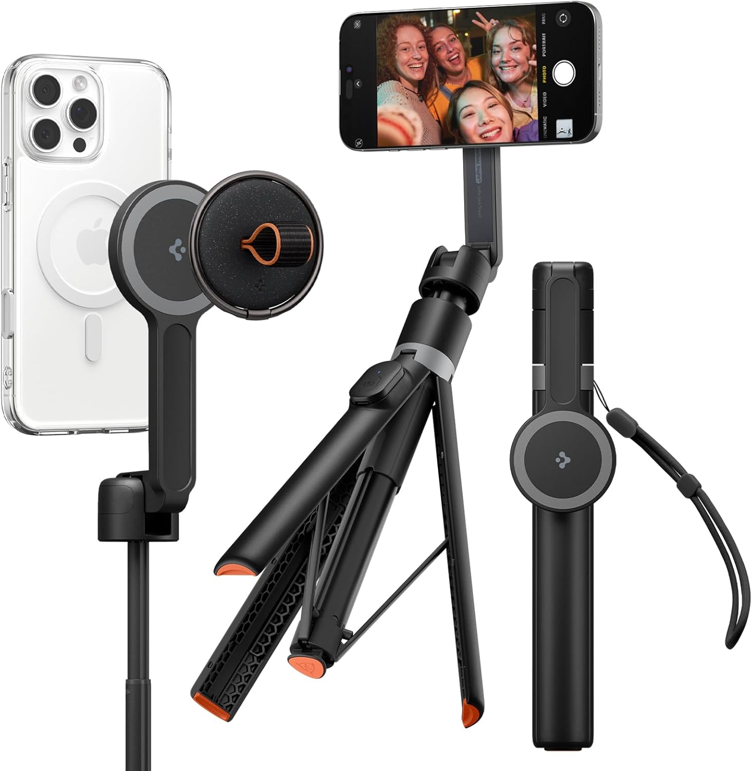 Spigen 57in Automatic Tripod Selfie Stick with Remote Control