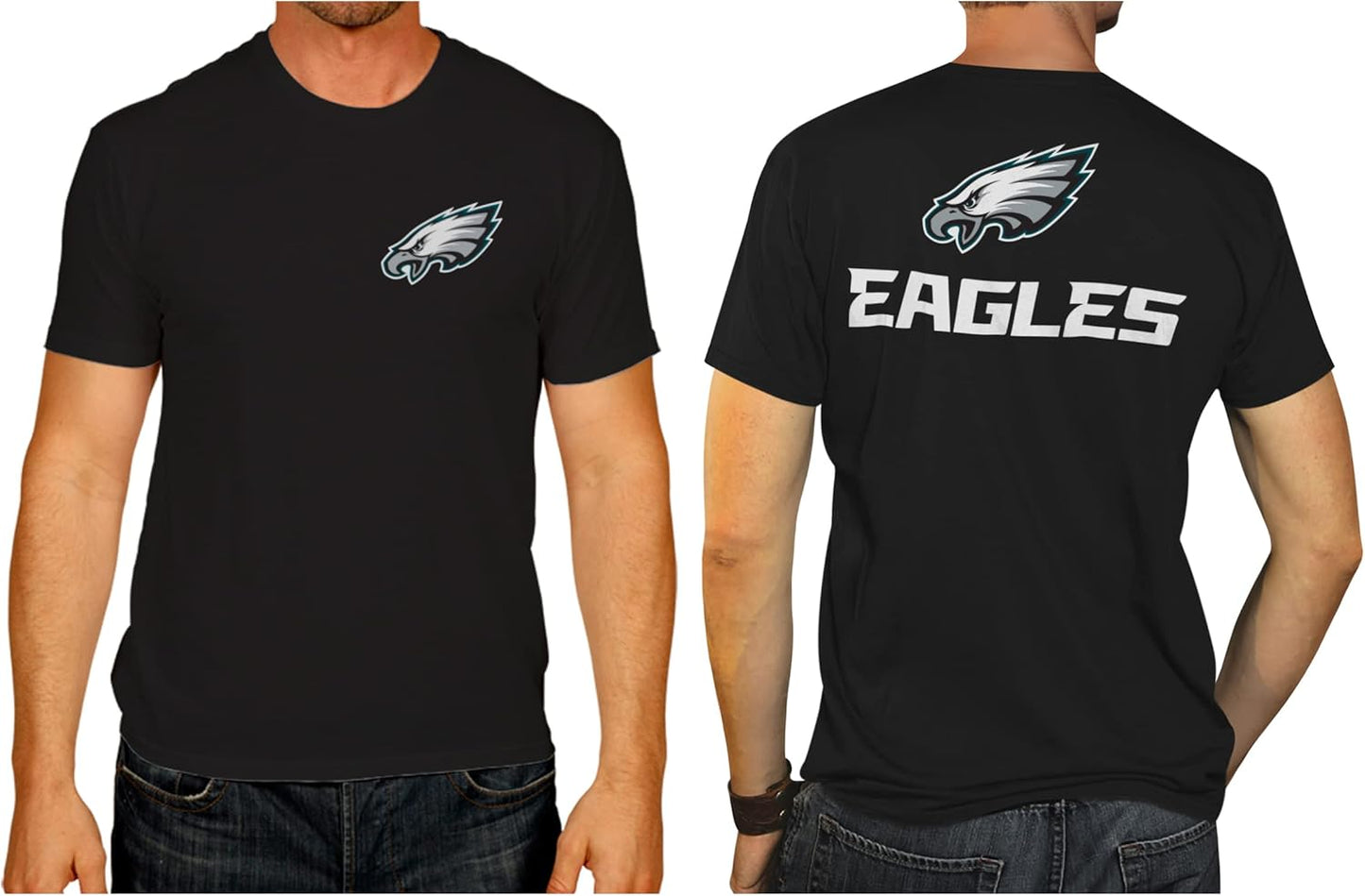 Philadelphia Eagles Cotton-Poly Short Sleeved T-Shirt for Fans