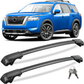 KINGGERI 220lbs Lockable Roof Rack Cross Bars Compatible with Nissan