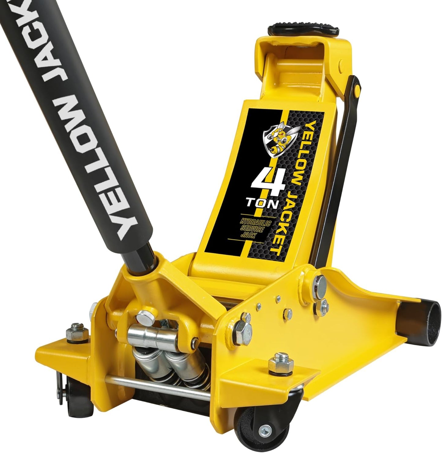 YELLOW JACKET Low Profile Floor Jack for Quick Lifting Power