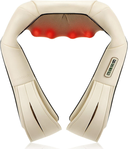 Deep Tissue 3D Massage Pillow with Heat for Muscle Pain Relief