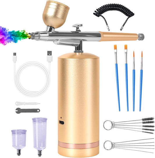 Rechargeable Airbrush Kit for Nails & Makeup