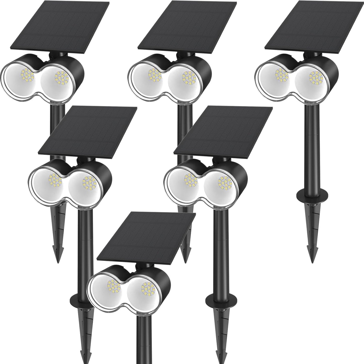 Barrina Solar Spotlights Outdoor Waterproof for Garden Lighting