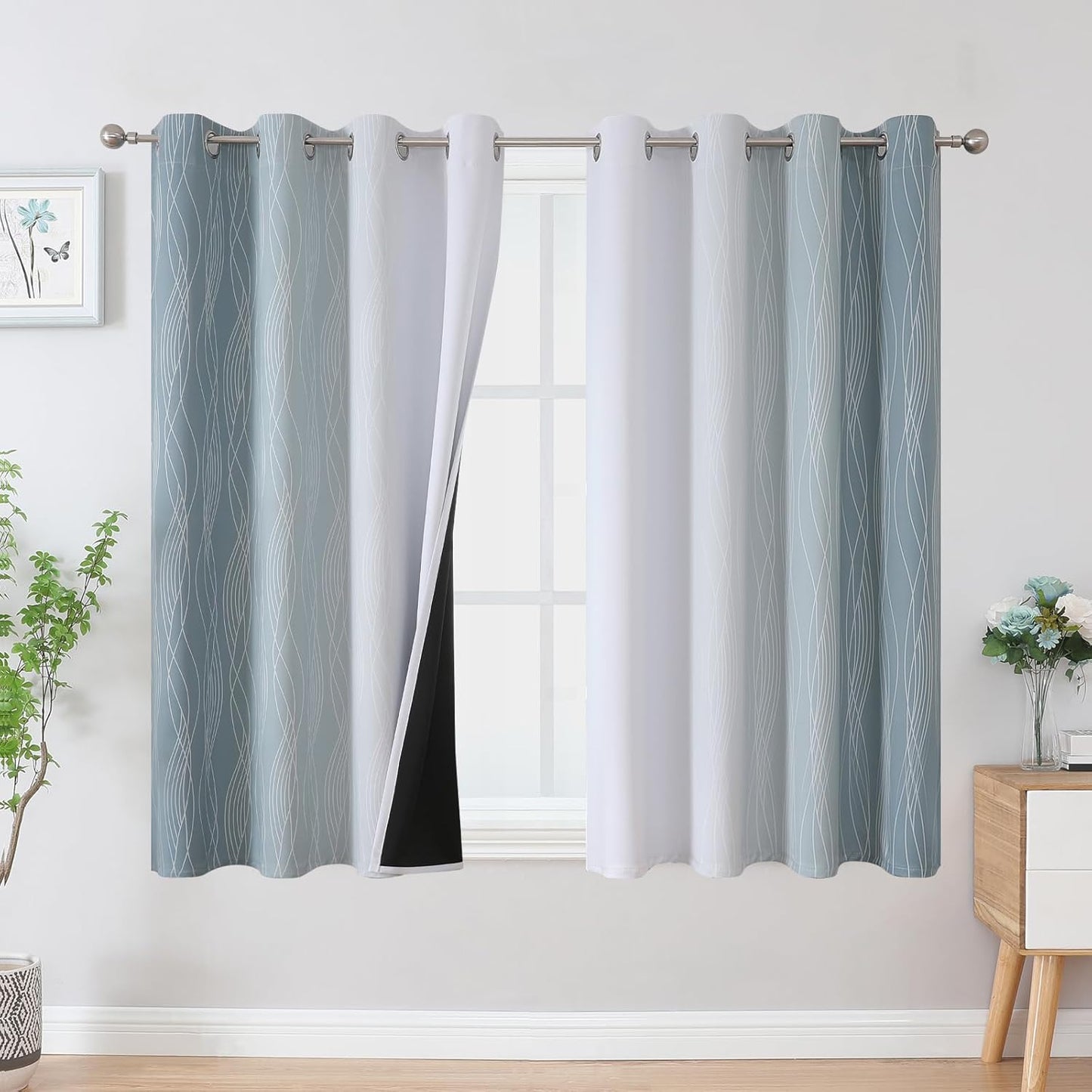Ombre Blackout Curtains by Estelar Textiler for Modern Homes