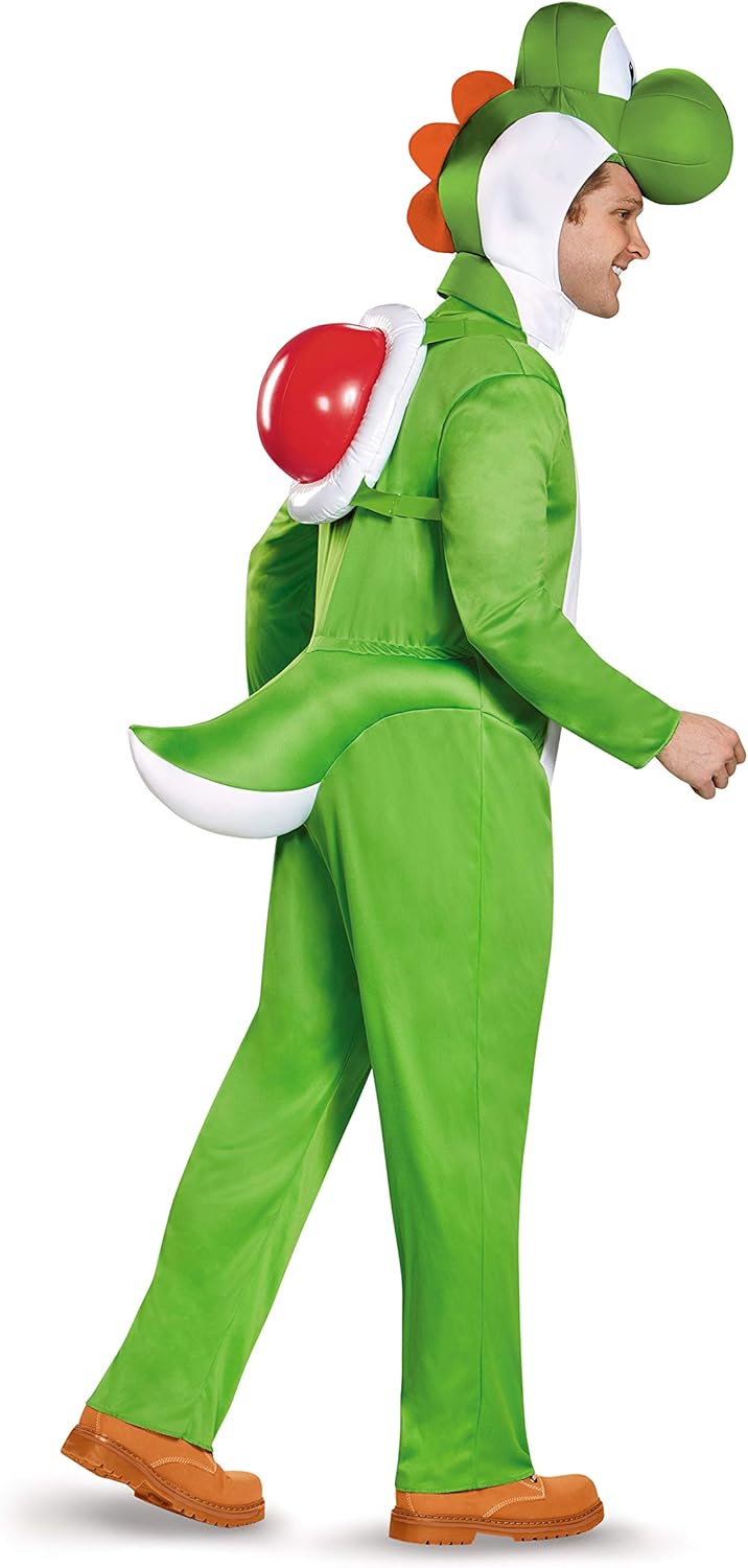 Disguise Adult Yoshi Deluxe Costume for Halloween and Parties