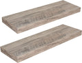 Floating Shelves Wall Shelf Set of 2 23.6 in - Invisible Brackets