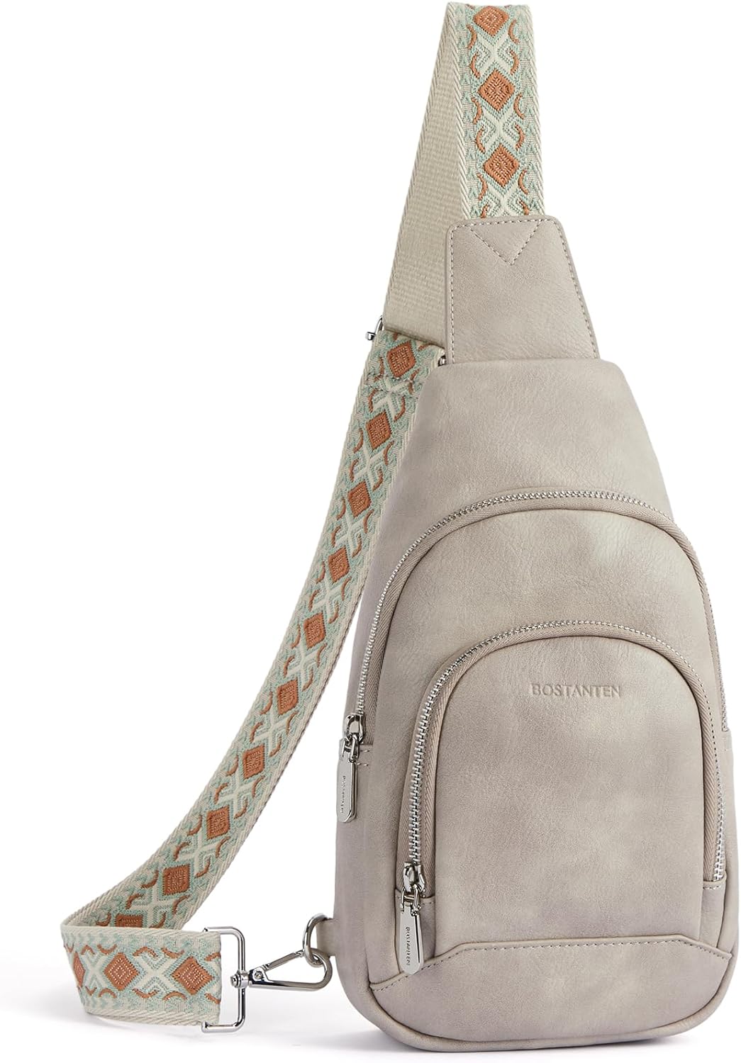 BOSTANTEN Sling Bag for Women Leather Crossbody Purse Travel