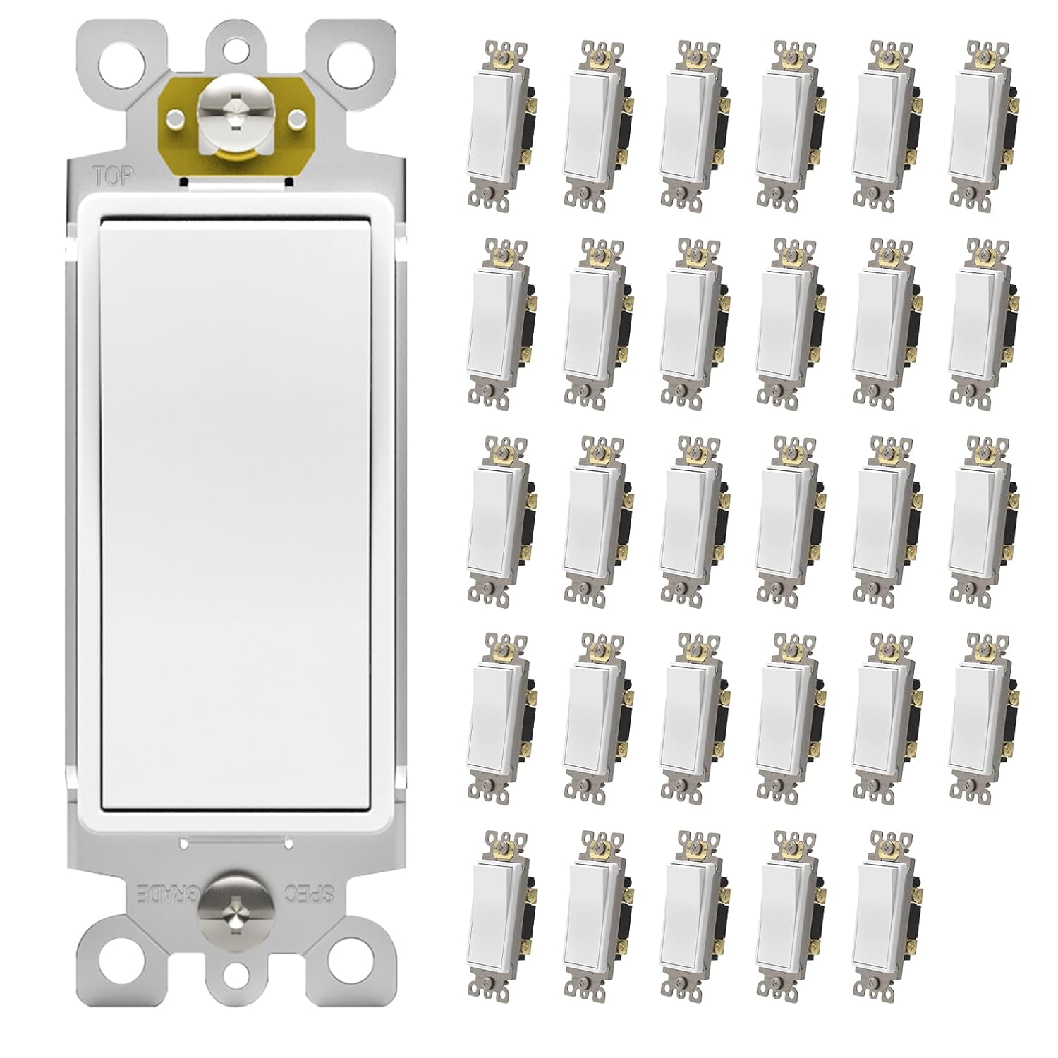 ThunderWay Single Pole Light Switch for Easy Home Upgrades