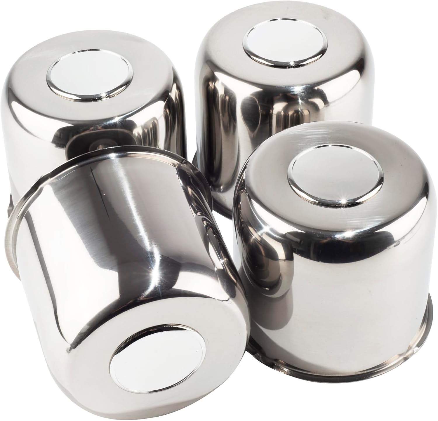 4Pcs 4.9in Push Through Wheel Center Caps for Trucks and SUVs