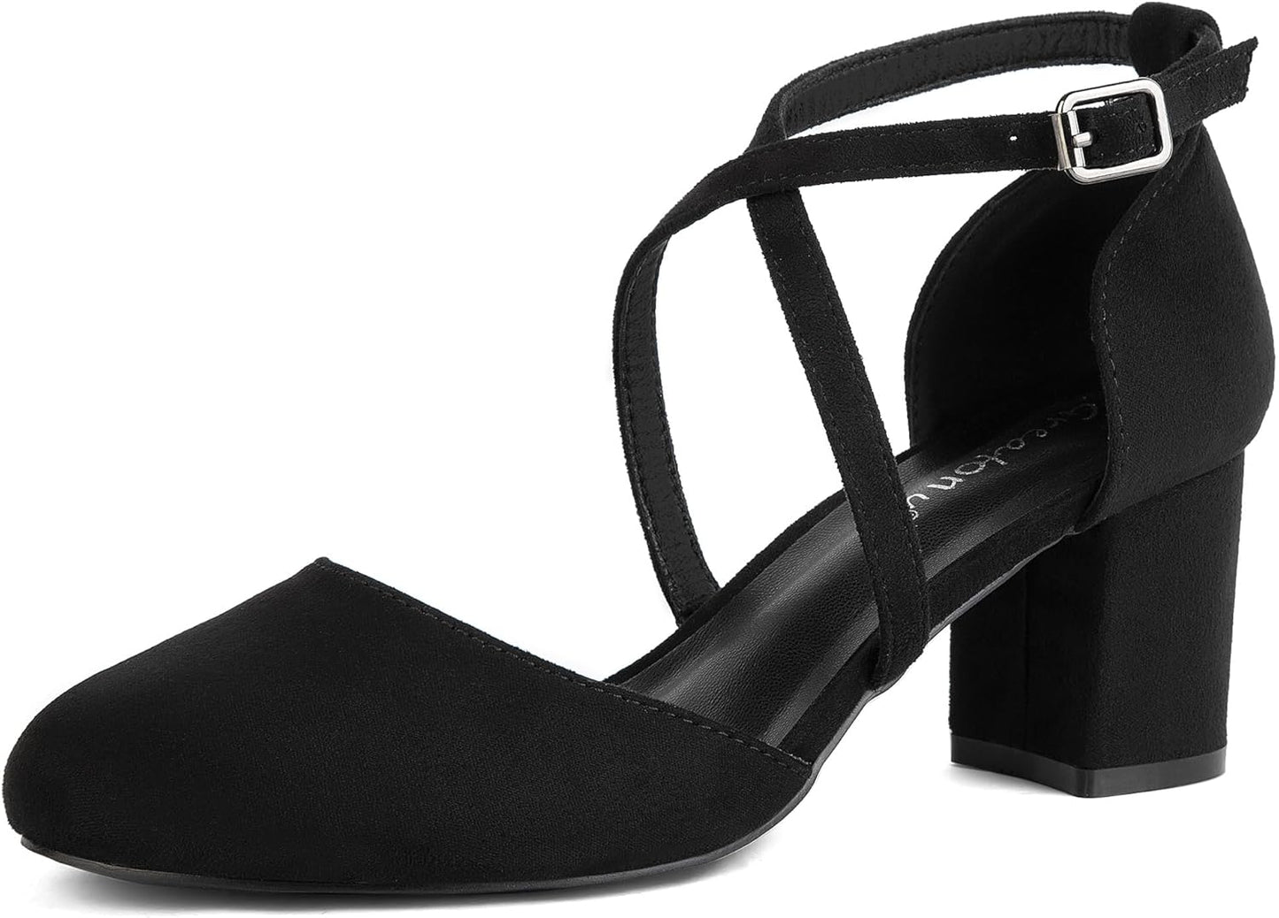 Greatonu Women's Low Block Heeled Dress Pumps for Any Occasion