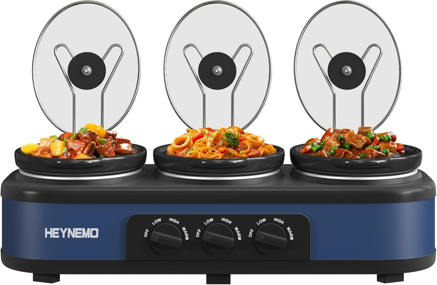 Triple Slow Cooker Buffet Server for Delicious Party Dishes