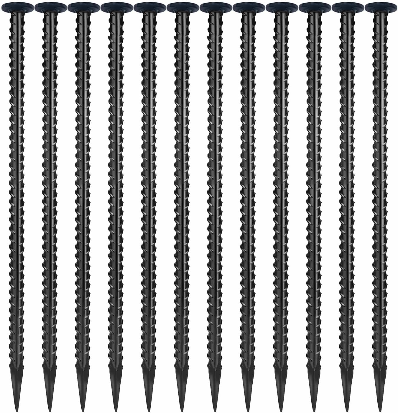 16 Inch Rebar Stakes for Heavy Duty Ground Anchoring Needs