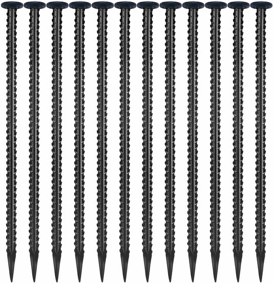 16 Inch Rebar Stakes for Heavy Duty Ground Anchoring Needs