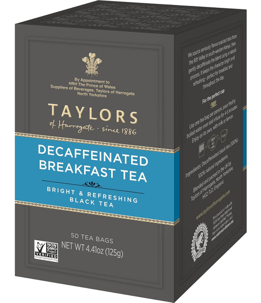 Decaffeinated Breakfast Tea by Taylors of Harrogate - 120 Bags