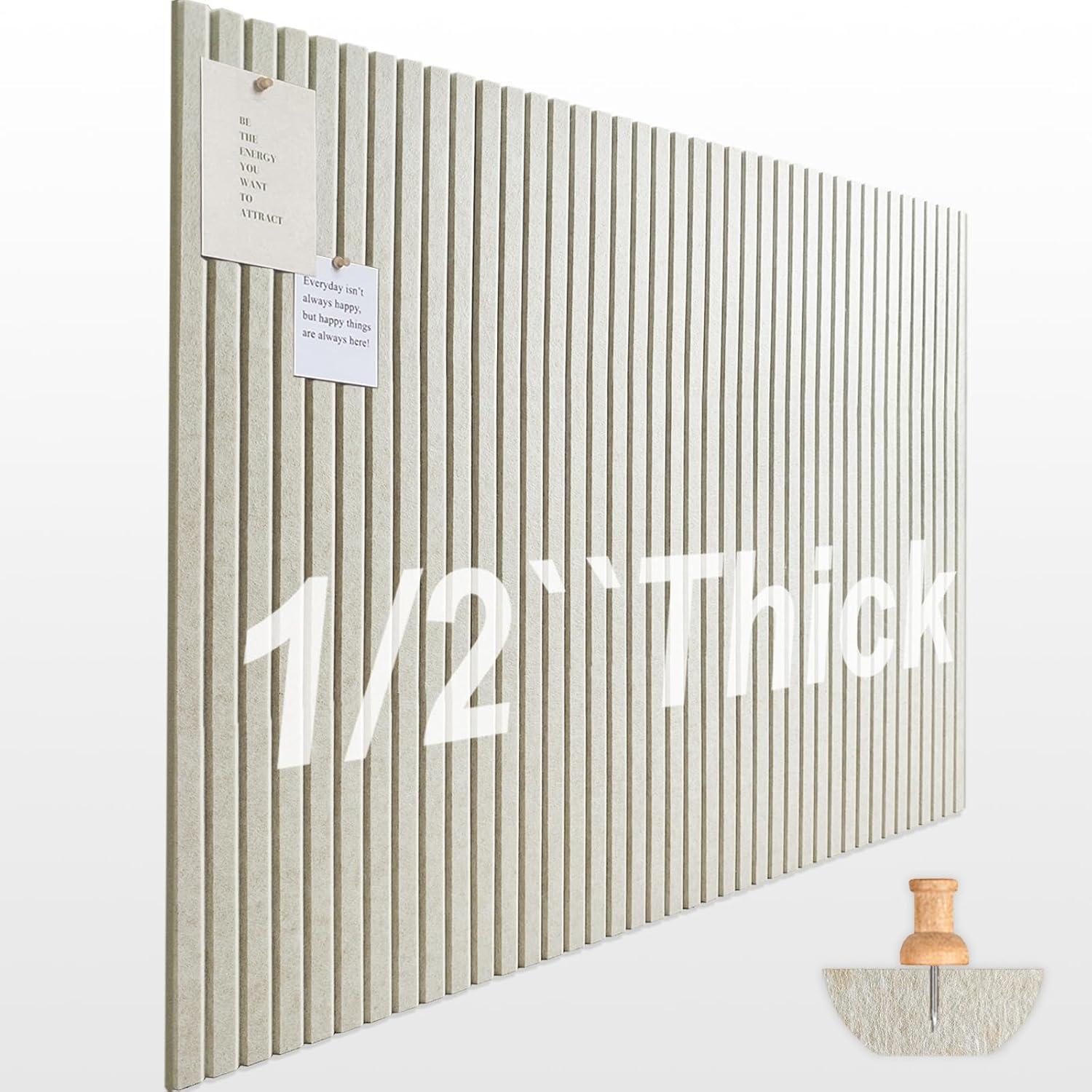 Large Cork Boards for Walls - Premium Felt Bulletin Board