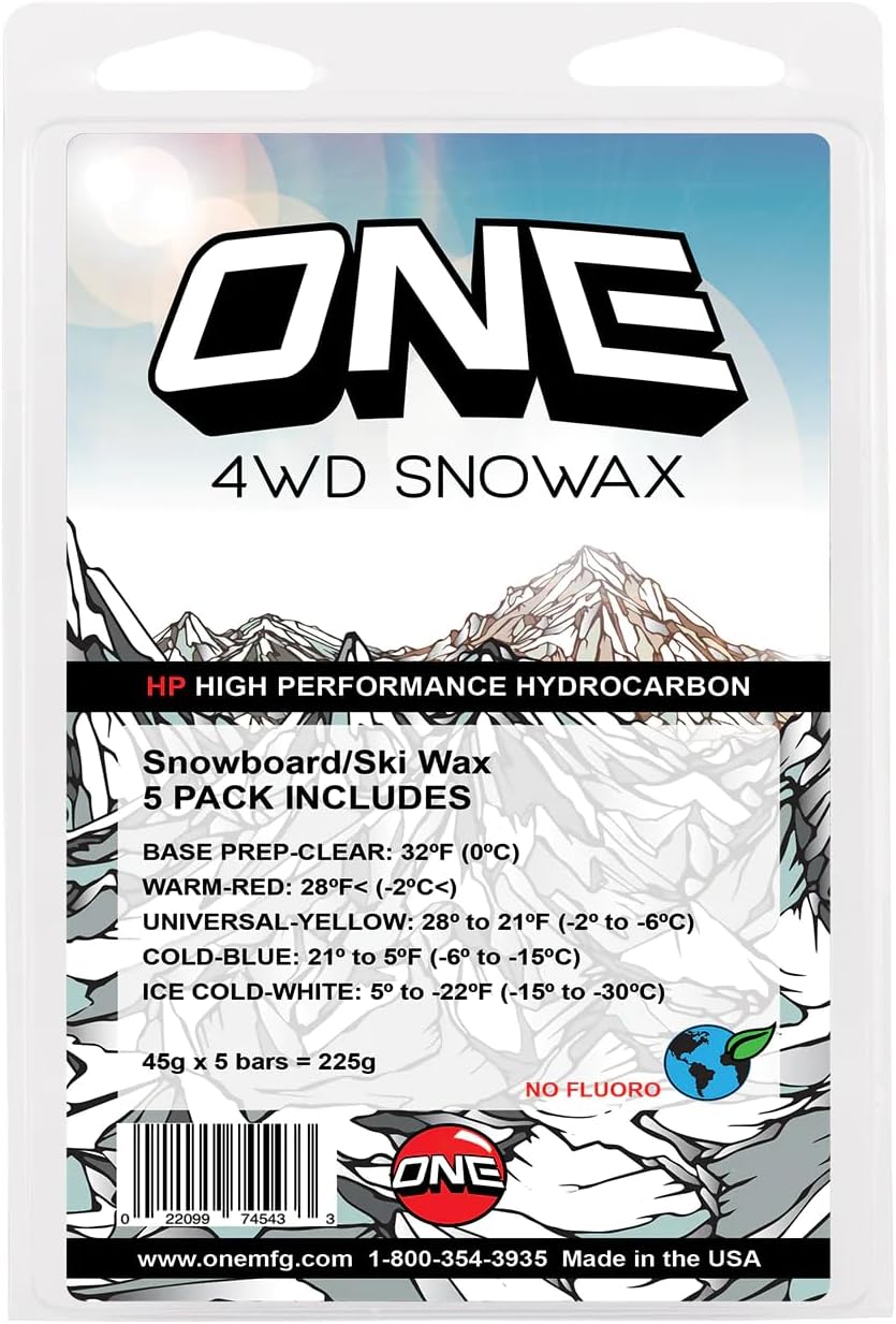 Enhance Performance: One Ball Jay 4WD Snow Wax 5-Pack
